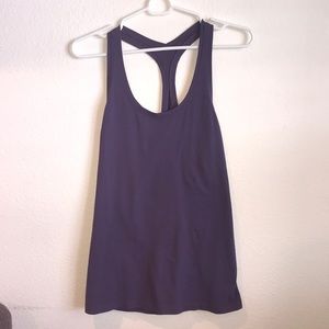 Purple Lululemon Cool Racerback Tank Top